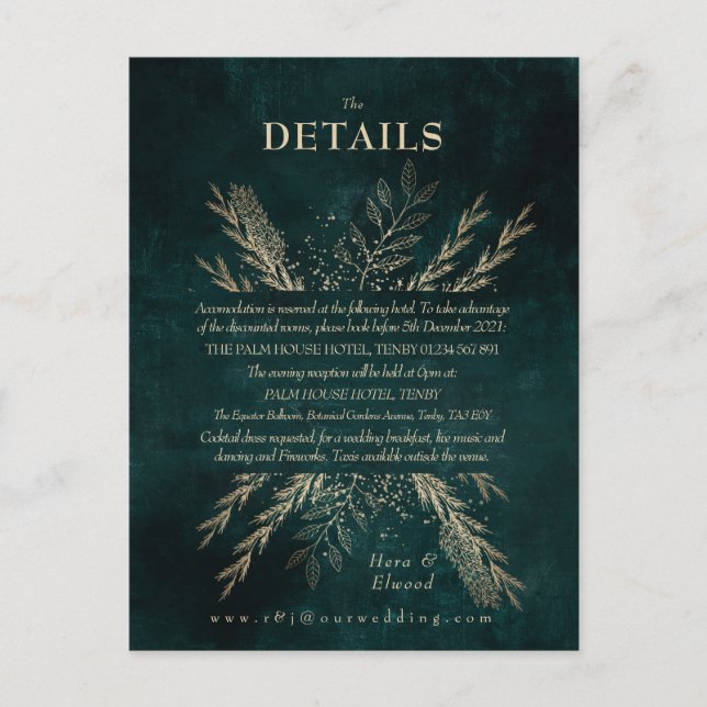 Gildenweidendetails-Gehäuse Postkarte (Vorderseite)