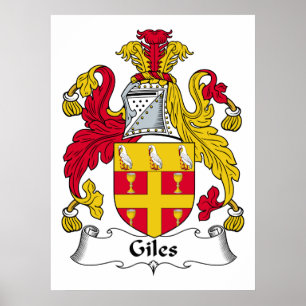 Giles Familienwappen Poster