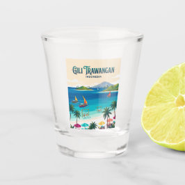 Gili Trawangan Indonesien Schnapsglas