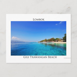 Gili Trawangan, Lombok Postkarte