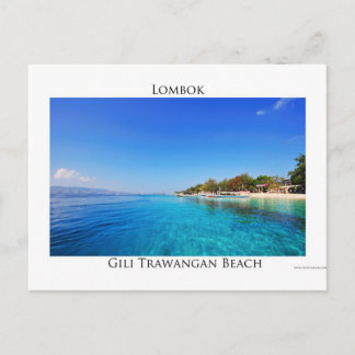 Gili Trawangan, Lombok Postkarte