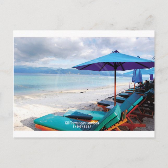 Gili Trawangan Postkarte (Vorderseite)