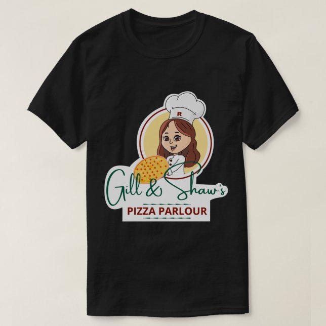 Gill _amp_ Shaw_s Pizza Parlor T-Shirt (Design vorne)