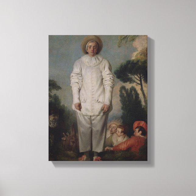 Gilles, c.1718-19 leinwanddruck (Vorderseite)