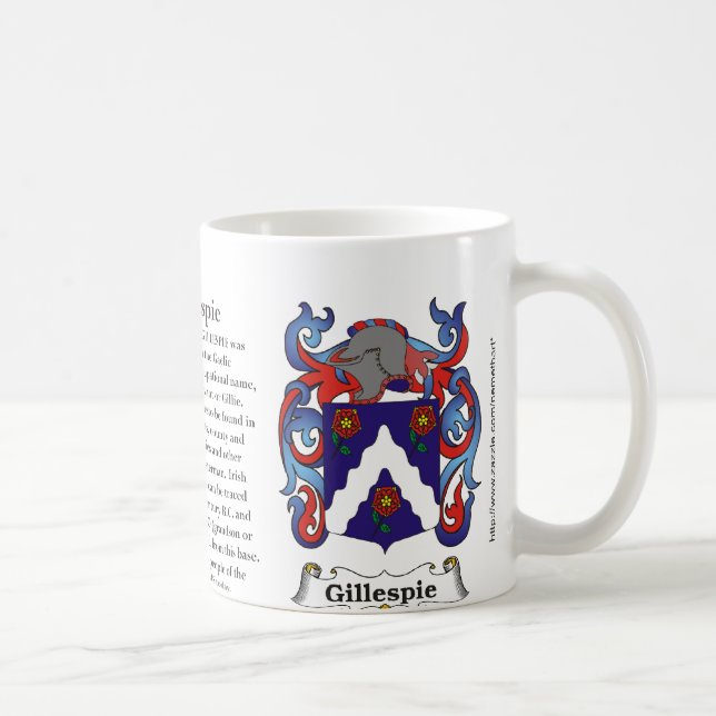 Gillespie, der Ursprung, Bedeutung und das Wappen Kaffeetasse (Rechts)