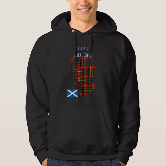 Gillespie Scottish Clan Tartan Scotland Hoodie (Vorderseite)