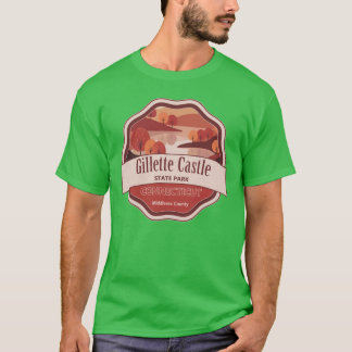 Gillette Castle State Park Middle County Connectic T-Shirt