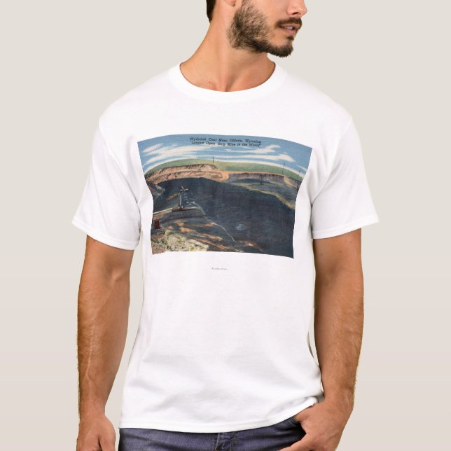 Gillette, WY - Wydodak Kohlengrube-Ansicht T-Shirt (Vorderseite)