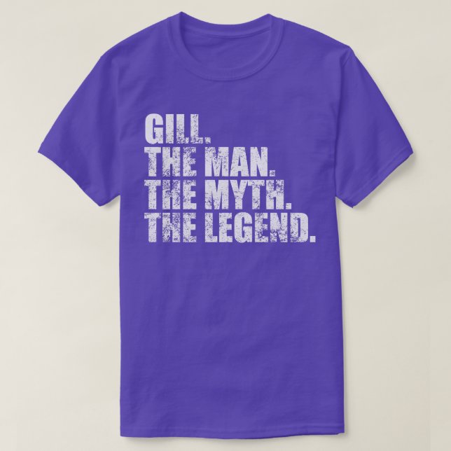 GillGill Familienname Gill Nachname Gill Nachname  T-Shirt (Design vorne)