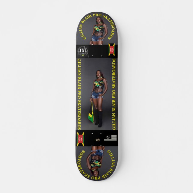 GILLIAN BLAIR JMT OFFIZIELL 7 3/4" Skateboard Deck (Vorne)