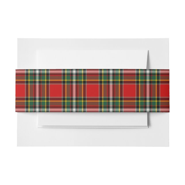 Gillispie Scottish Tartan Belly Band (Vorderseite Beispiel)