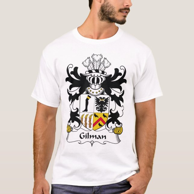 Gilman-Familienwappen T-Shirt (Vorderseite)