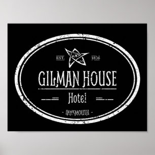 Gilman House Innsmouth Lovecraftian Poster