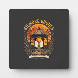 Gilmore Ghouls Halloween-Geist-Gartenpavillon-Desi Fotoplatte