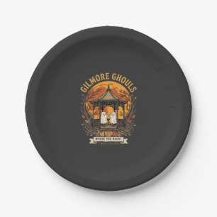 Gilmore Ghouls Halloween-Geist-Gartenpavillon Desi Pappteller