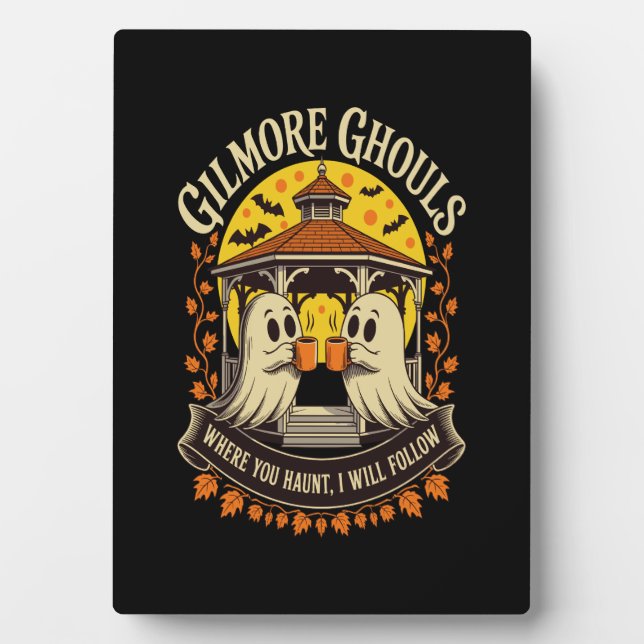 Gilmore Ghouls Halloween Ghost Fotoplatte (Vorderseite)