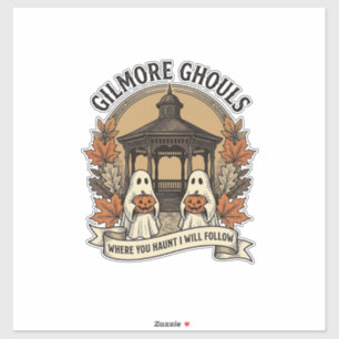 Gilmore Ghouls Vintage Halloween Geist Aufkleber