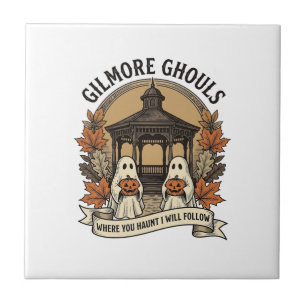 Gilmore Ghouls Vintage Halloween Geist Fliese