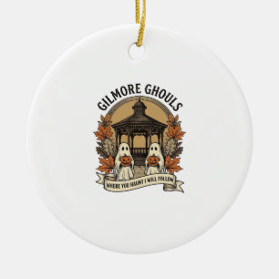 Gilmore Ghouls Vintage Halloween Geist Keramik Ornament