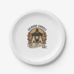 Gilmore Ghouls Vintage Halloween Geist Pappteller