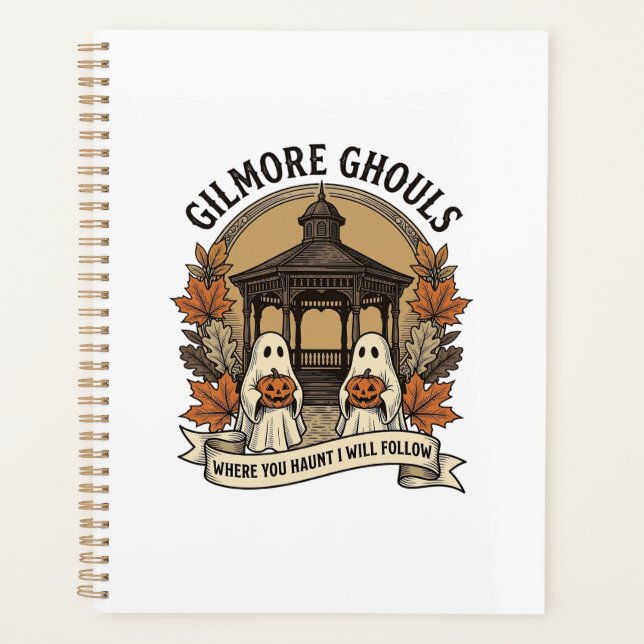 Gilmore Ghouls Vintage Halloween Geist Planer (Vorderseite)