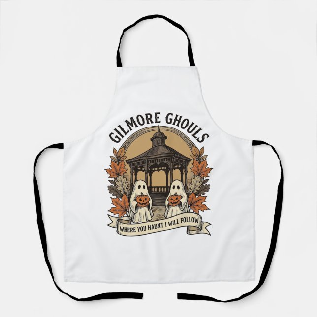 Gilmore Ghouls Vintage Halloween Geist Schürze (Vorderseite)