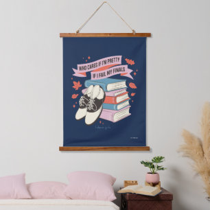 Gilmore Girls Abschlusszitat-Design Wandteppich Mit Holzrahmen