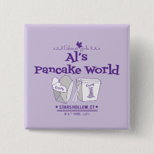 Gilmore Girls   Al's Pancake World Button