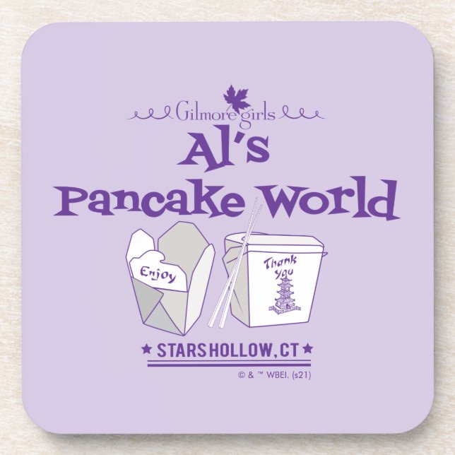 Gilmore Girls| Al's Pancake World Getränkeuntersetzer (Vorderseite)