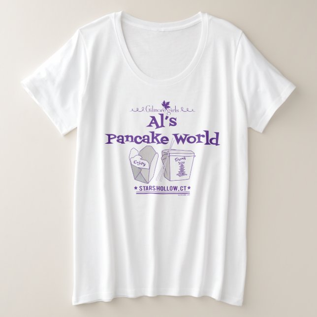 Gilmore Girls | Al's Pancake World Große Größe T-Shirt (Design vorne)