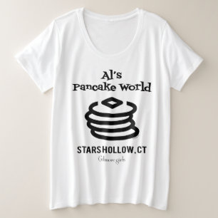 Gilmore Girls   Al's Pancake World Logo Große Größe T-Shirt