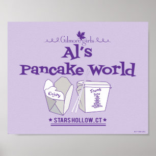 Gilmore Girls Al's Pancake World Poster