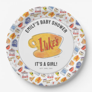 Gilmore Girl's Baby Shower Pappteller