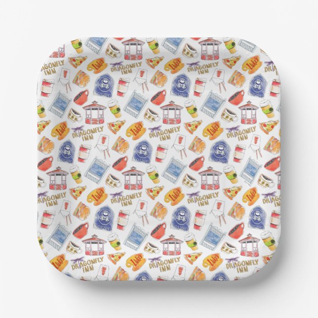 Gilmore Girl's Brautparty Pappteller (Vorderseite)