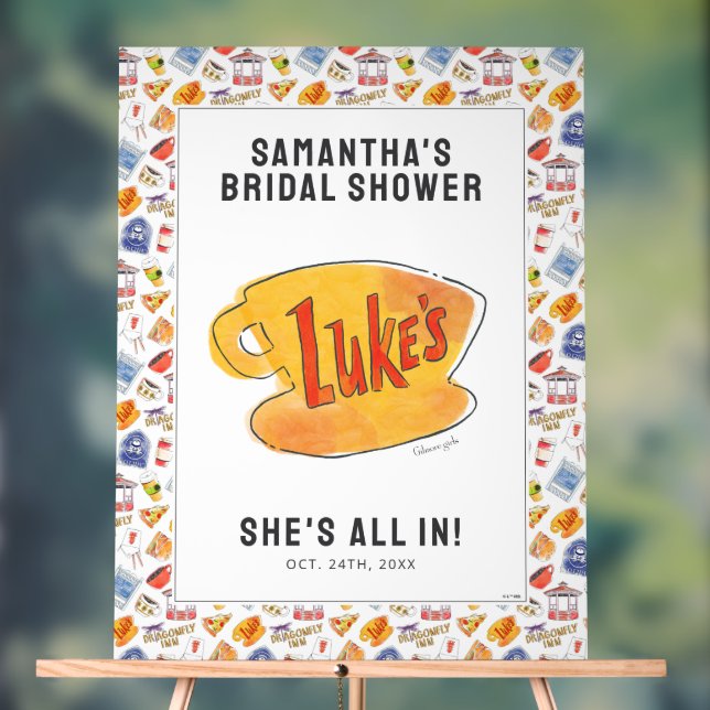 Gilmore Girls Brautparty Willkommen Acrylschild (Neutral)