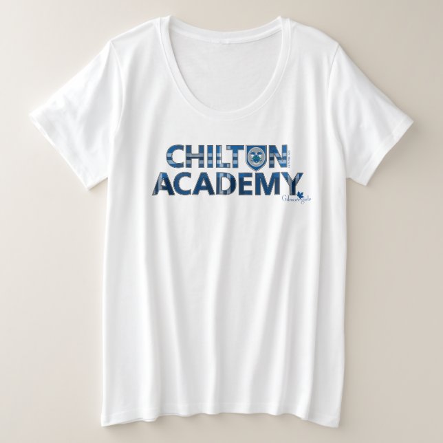 Gilmore Girls | Chilton Academy Große Größe T-Shirt (Design vorne)