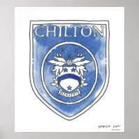 Gilmore Girls | Chilton Academy Watercolor Abzeich