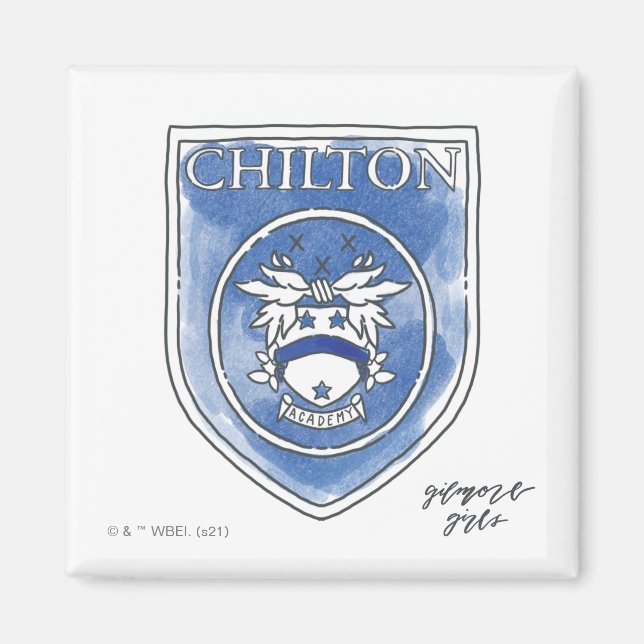 Gilmore Girls| Chilton Academy Watercolor Abzeiche Magnet (Vorne)