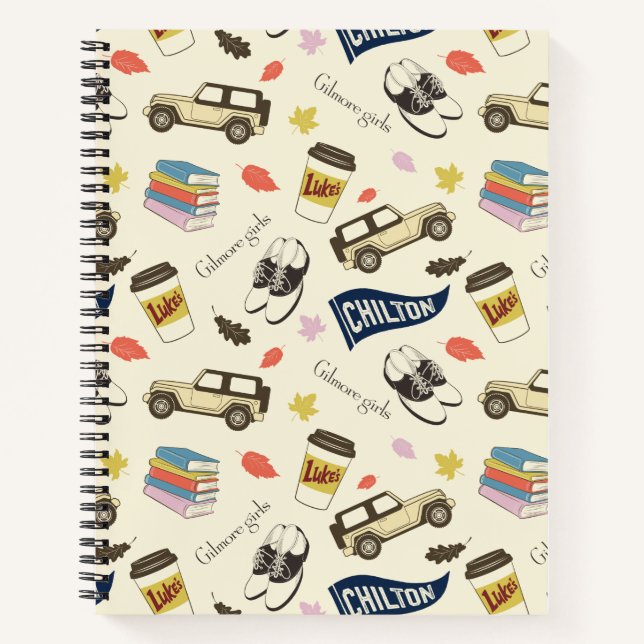 Gilmore Girls Chilton Fall Pattern Notizbuch (Vorderseite)