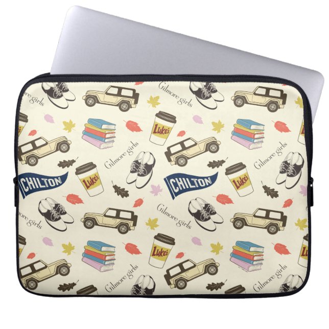 Gilmore Girls Chilton Herbstmuster Laptopschutzhülle (Vorderseite)