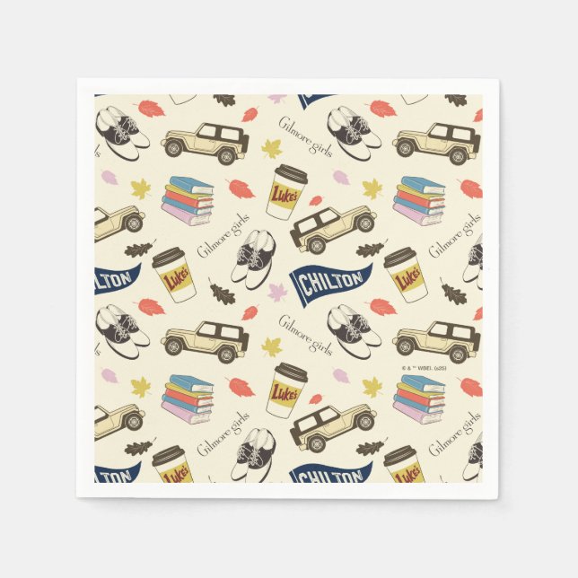 Gilmore Girls Chilton Herbstmuster Serviette (Vorderseite)