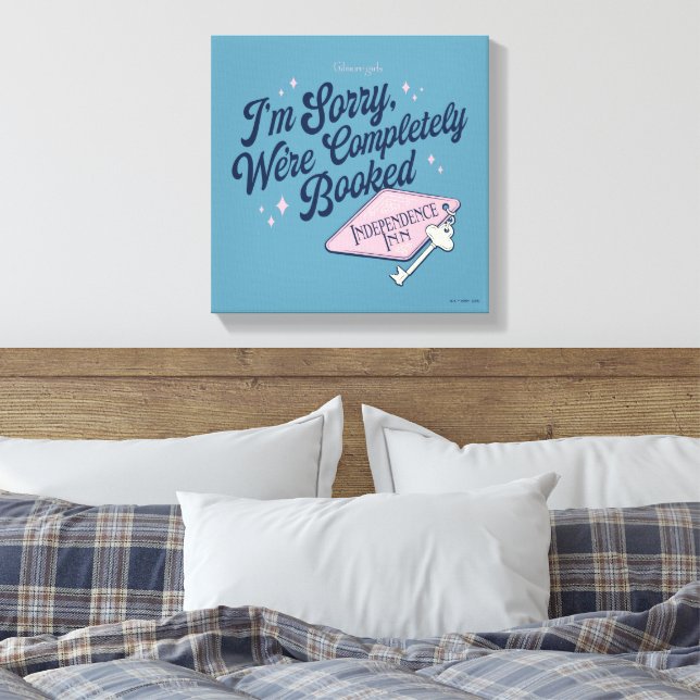 Gilmore Girls Completely Booked Design Leinwanddruck (Insitu (Schlafzimmer))