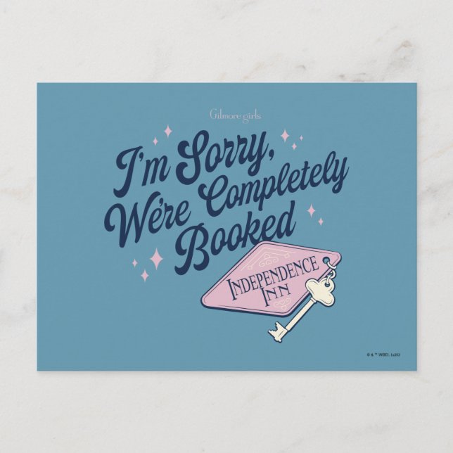 Gilmore Girls Completely Booked Design Postkarte (Vorderseite)