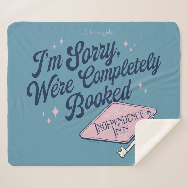Gilmore Girls Completely Booked Design Sherpadecke (Vorderseite (Horizontal))