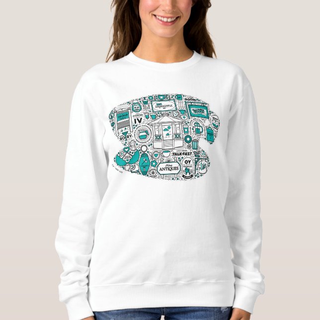 Gilmore Girls Doodle Art Sweatshirt (Vorderseite)