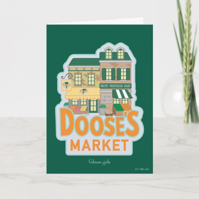 Gilmore Girls | Doose's Market Karte (Vorderseite)