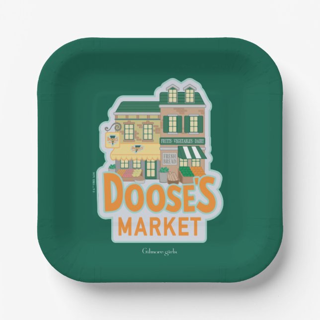 Gilmore Girls | Doose's Market Pappteller (Vorderseite)