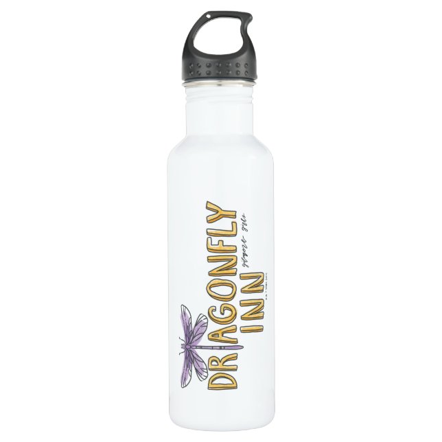 Gilmore Girls | Dragonfly-Inn-Wasserfarben-Logo Edelstahlflasche (Vorderseite)