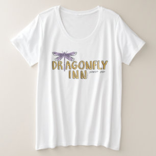 Gilmore Girls  Dragonfly Inn Wasserfarben-Logo Große Größe T-Shirt