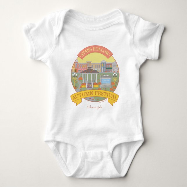 Gilmore Girls | Festival Moon and Stars Baby Strampler (Vorderseite)